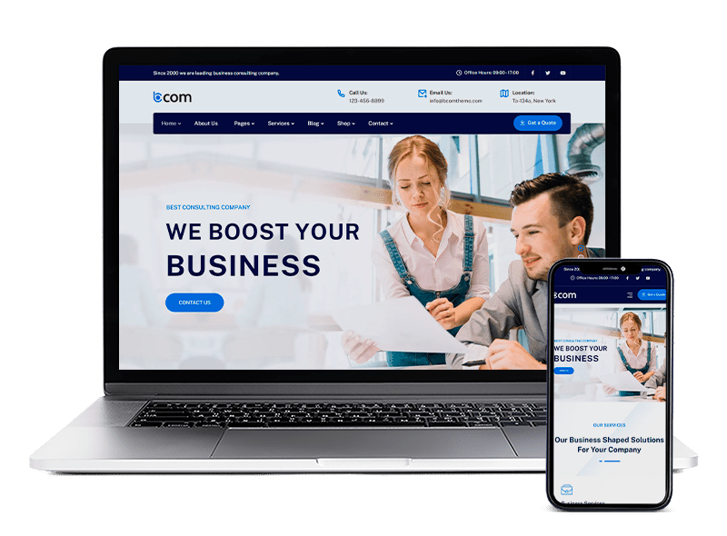 páginas web para negocios